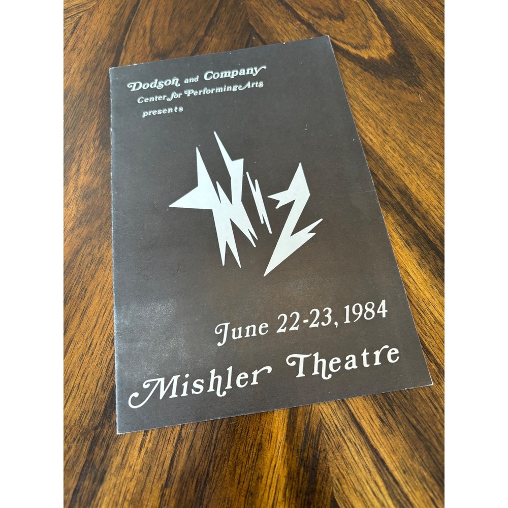 Vintage 1984 The Wiz Theater Program Mishler‎ Theatre Altoona PA Dodson and Co